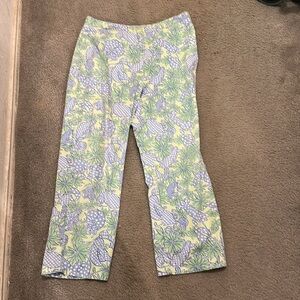 Lilly Pulitzer vintage seafood salad pants